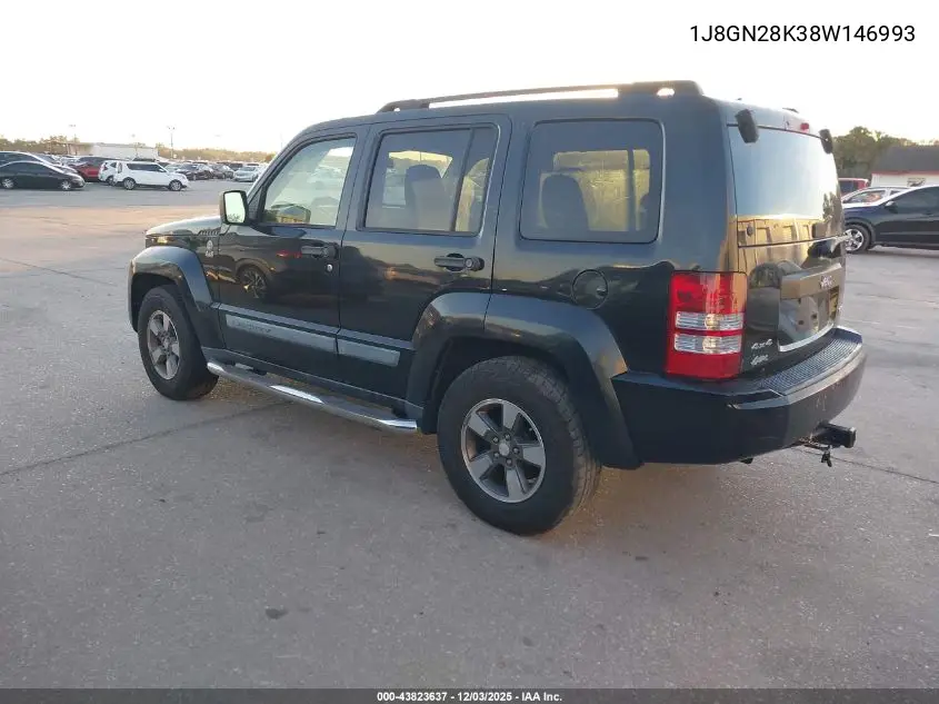 1J8GN28K38W146993 2008 Jeep Liberty Sport