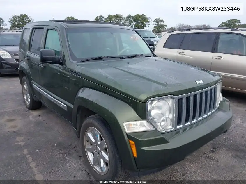 1J8GP58KX8W233446 2008 Jeep Liberty Limited Edition