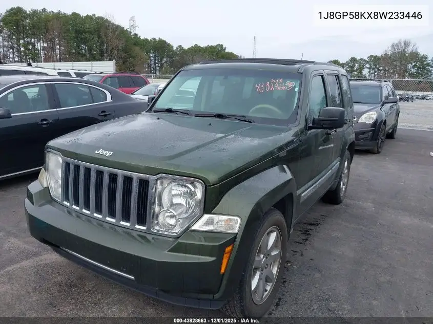 1J8GP58KX8W233446 2008 Jeep Liberty Limited Edition