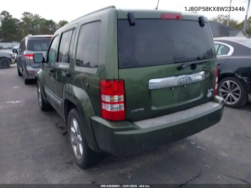 1J8GP58KX8W233446 2008 Jeep Liberty Limited Edition