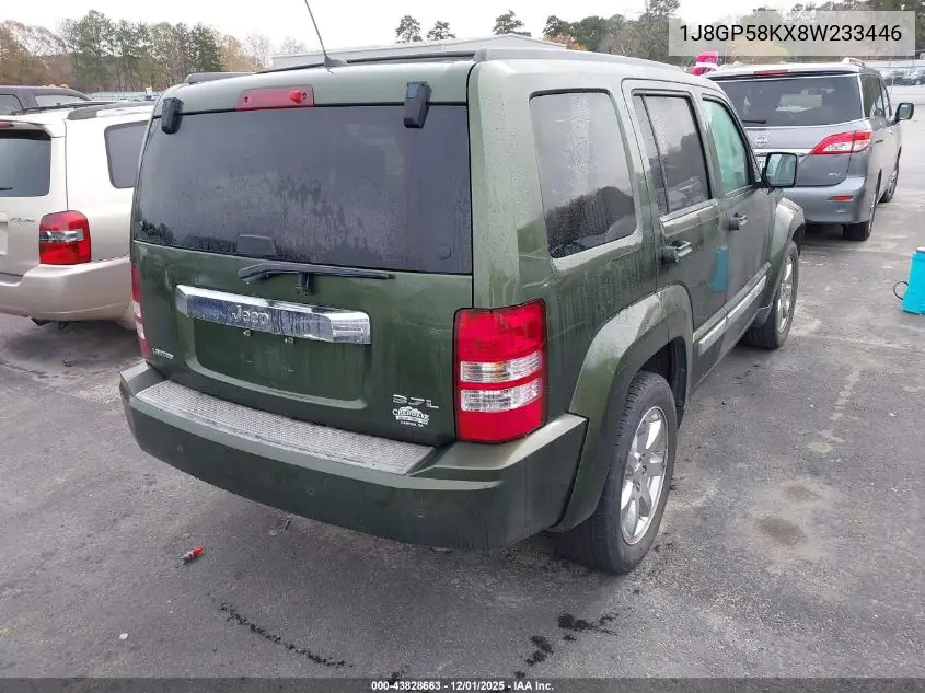 1J8GP58KX8W233446 2008 Jeep Liberty Limited Edition