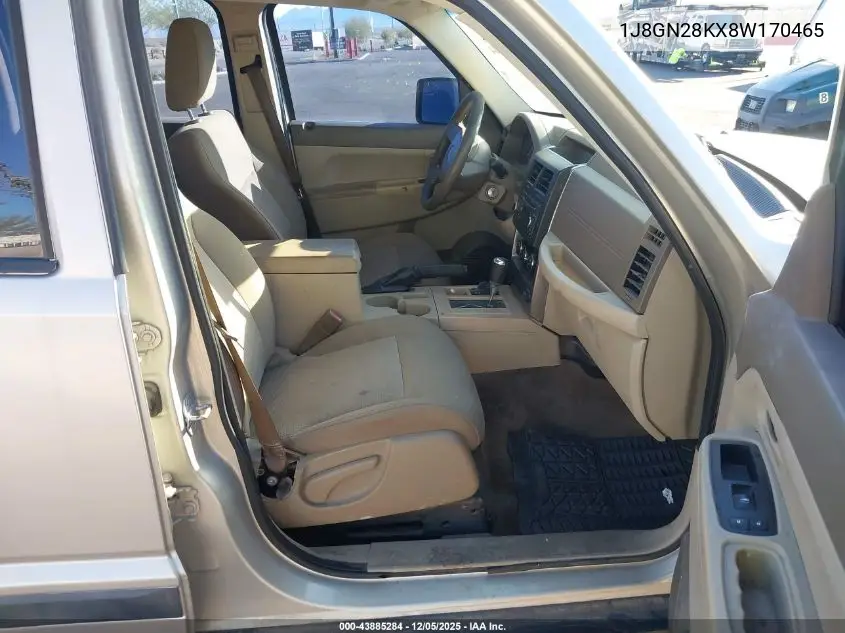 1J8GN28KX8W170465 2008 Jeep Liberty Sport
