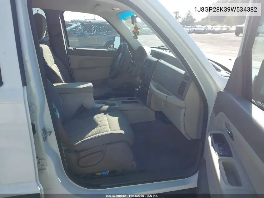 1J8GP28K39W534382 2009 Jeep Liberty Sport