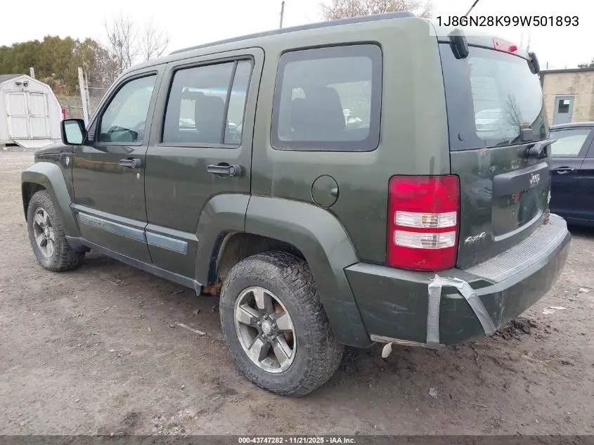 1J8GN28K99W501893 2009 Jeep Liberty Sport