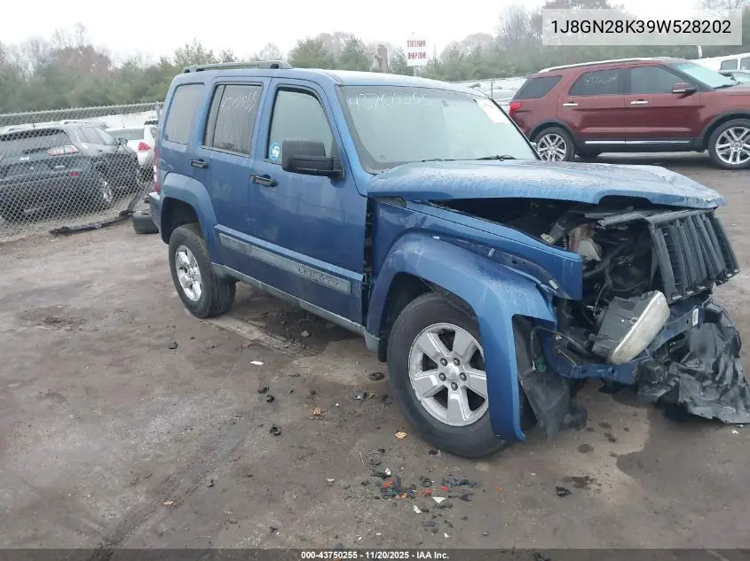 1J8GN28K39W528202 2009 Jeep Liberty Sport