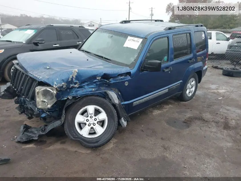 1J8GN28K39W528202 2009 Jeep Liberty Sport