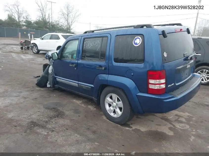 1J8GN28K39W528202 2009 Jeep Liberty Sport