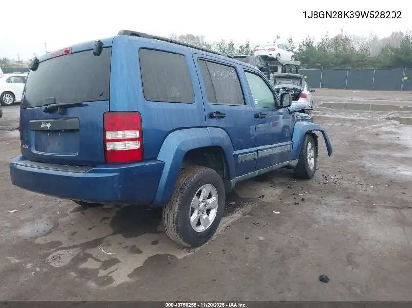 1J8GN28K39W528202 2009 Jeep Liberty Sport