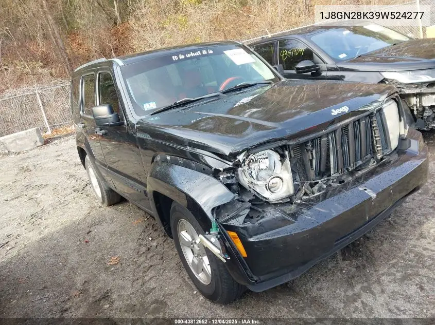 1J8GN28K39W524277 2009 Jeep Liberty Sport