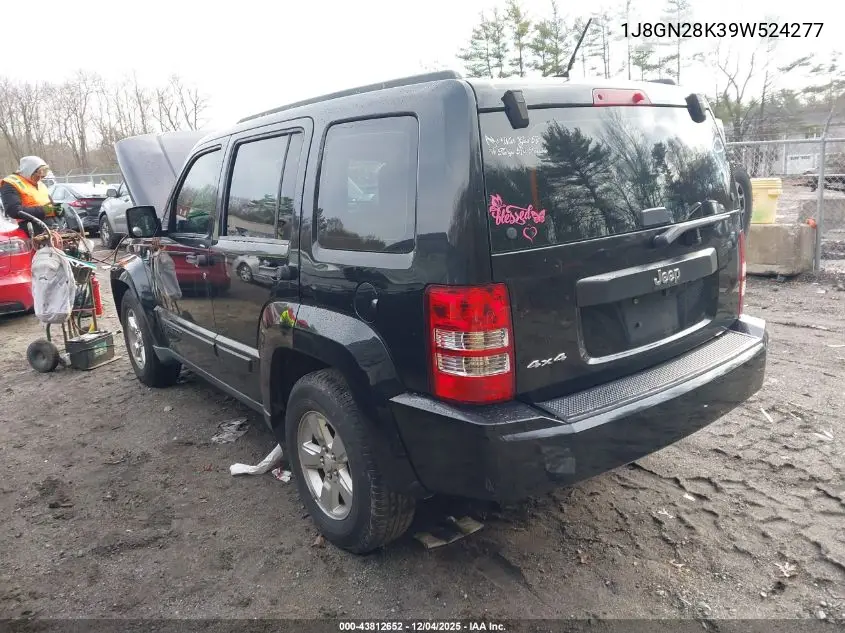 1J8GN28K39W524277 2009 Jeep Liberty Sport