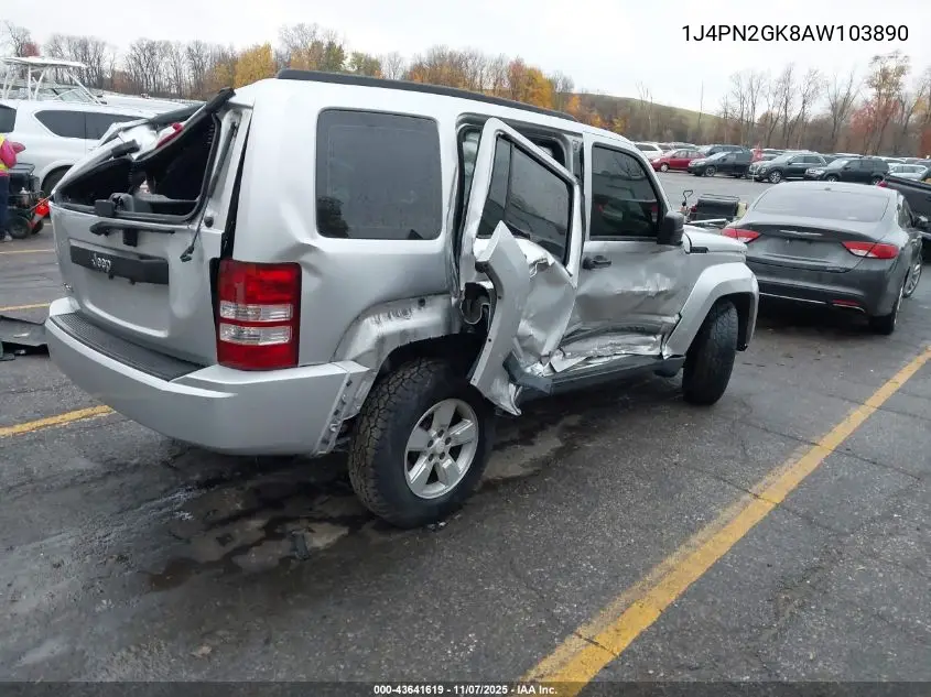 1J4PN2GK8AW103890 2010 Jeep Liberty Sport