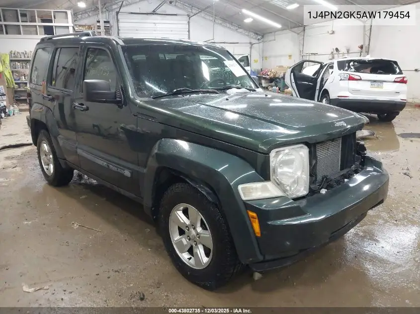 1J4PN2GK5AW179454 2010 Jeep Liberty Sport