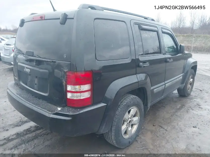 1J4PN2GK2BW566495 2011 Jeep Liberty Sport