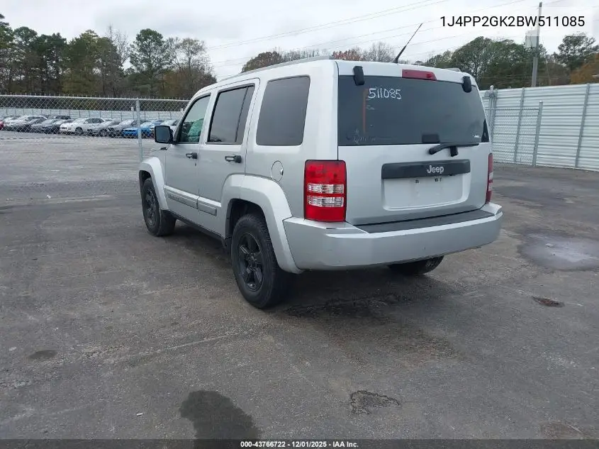 1J4PP2GK2BW511085 2011 Jeep Liberty Sport