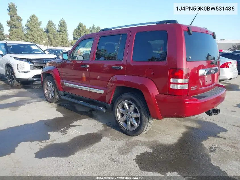 1J4PN5GK0BW531486 2011 Jeep Liberty Limited Edition