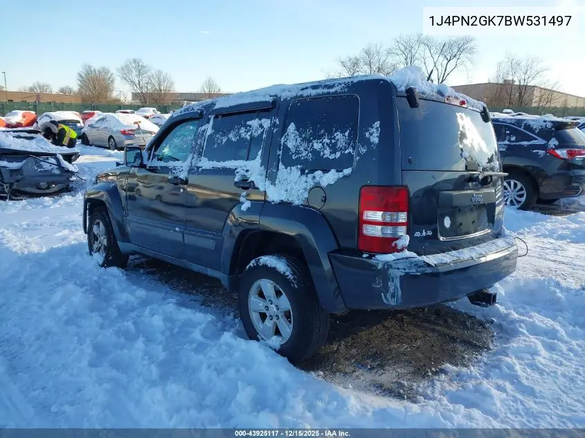 1J4PN2GK7BW531497 2011 Jeep Liberty Sport