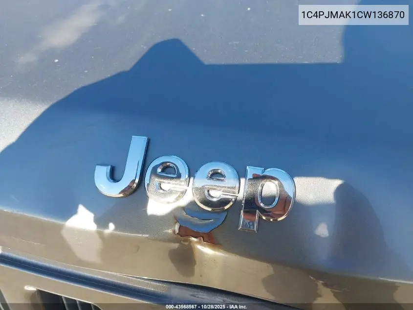 1C4PJMAK1CW136870 2012 Jeep Liberty Sport