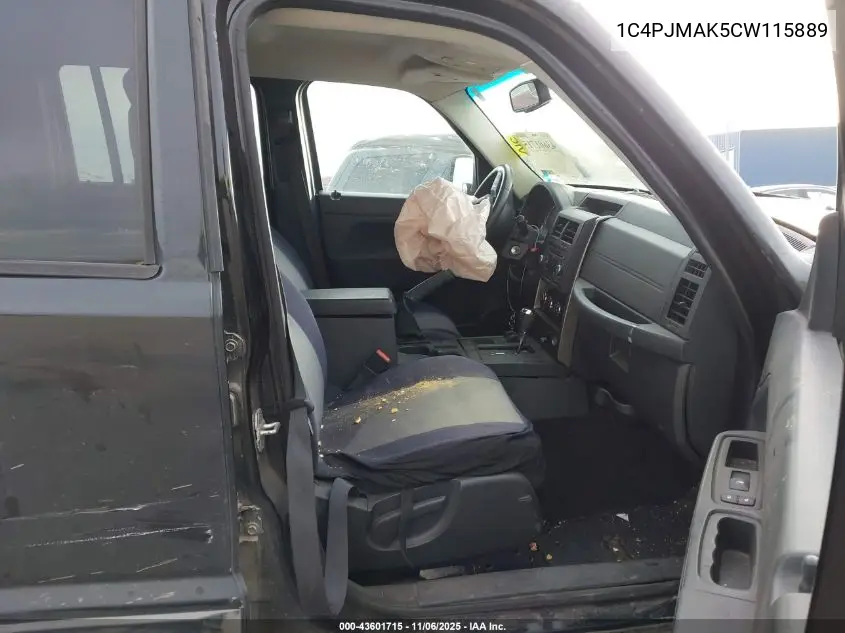 1C4PJMAK5CW115889 2012 Jeep Liberty Sport