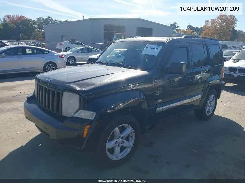 1C4PJLAK1CW201209 2012 Jeep Liberty Sport