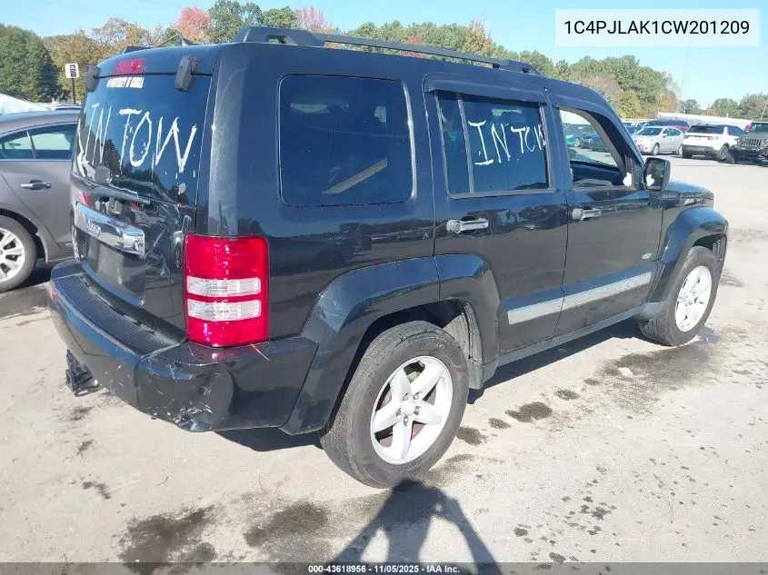 1C4PJLAK1CW201209 2012 Jeep Liberty Sport