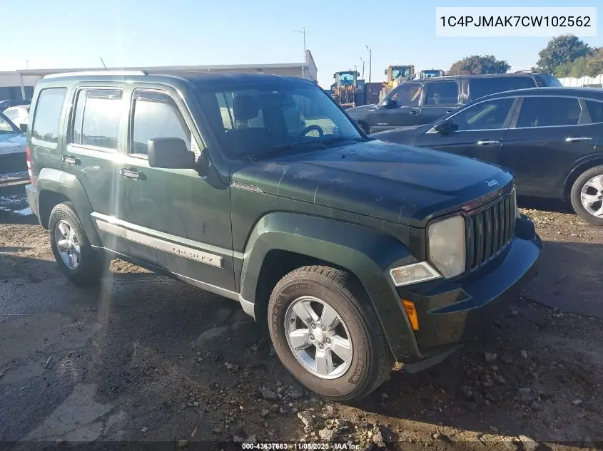 1C4PJMAK7CW102562 2012 Jeep Liberty Sport