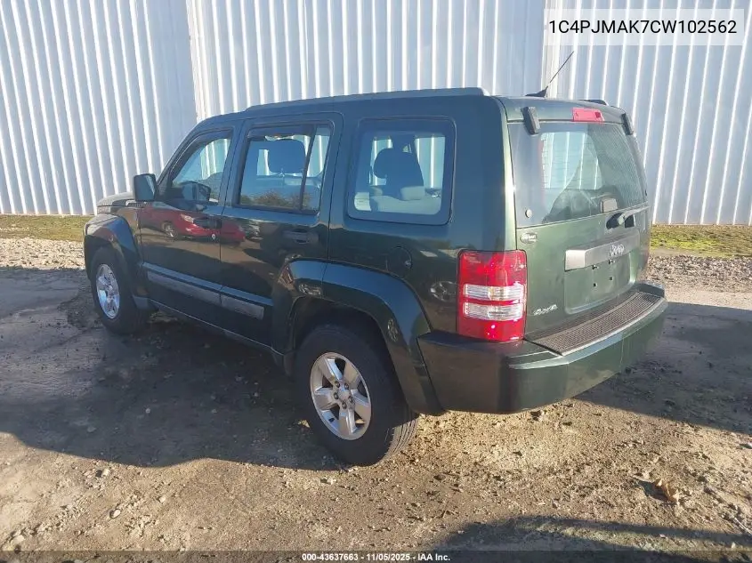 1C4PJMAK7CW102562 2012 Jeep Liberty Sport