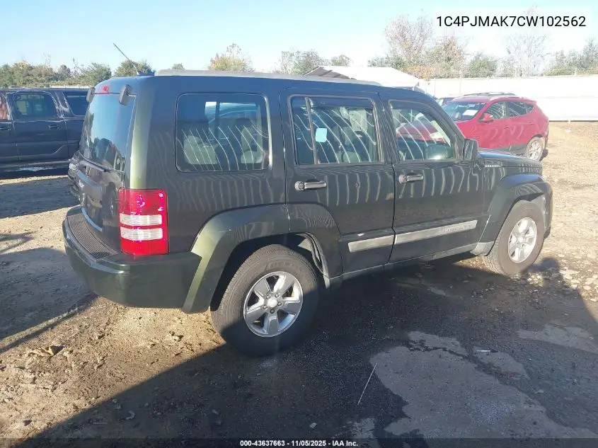 1C4PJMAK7CW102562 2012 Jeep Liberty Sport