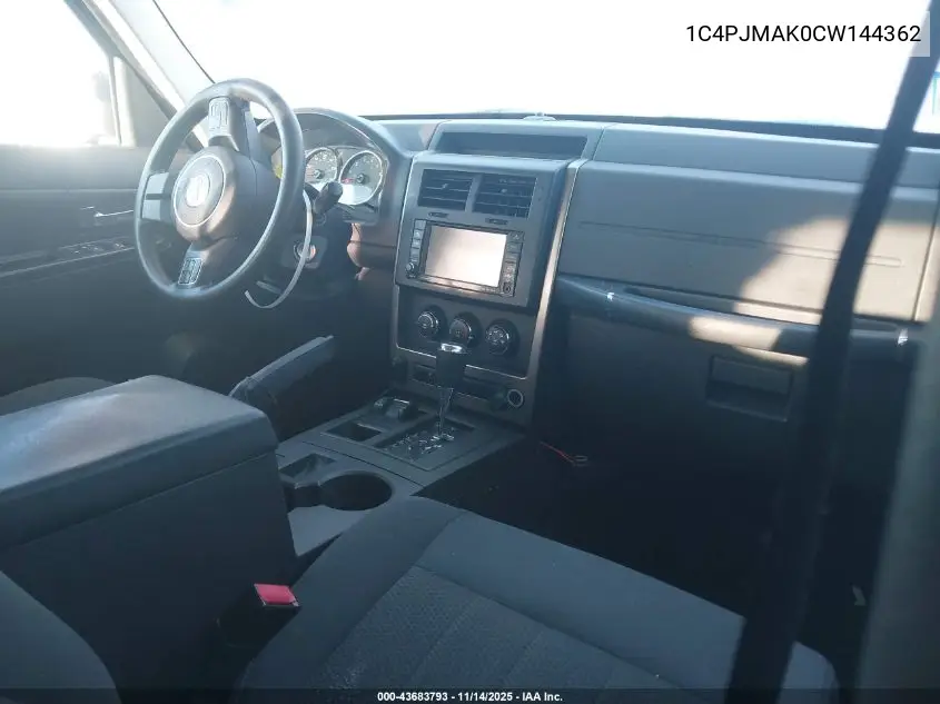 1C4PJMAK0CW144362 2012 Jeep Liberty Sport