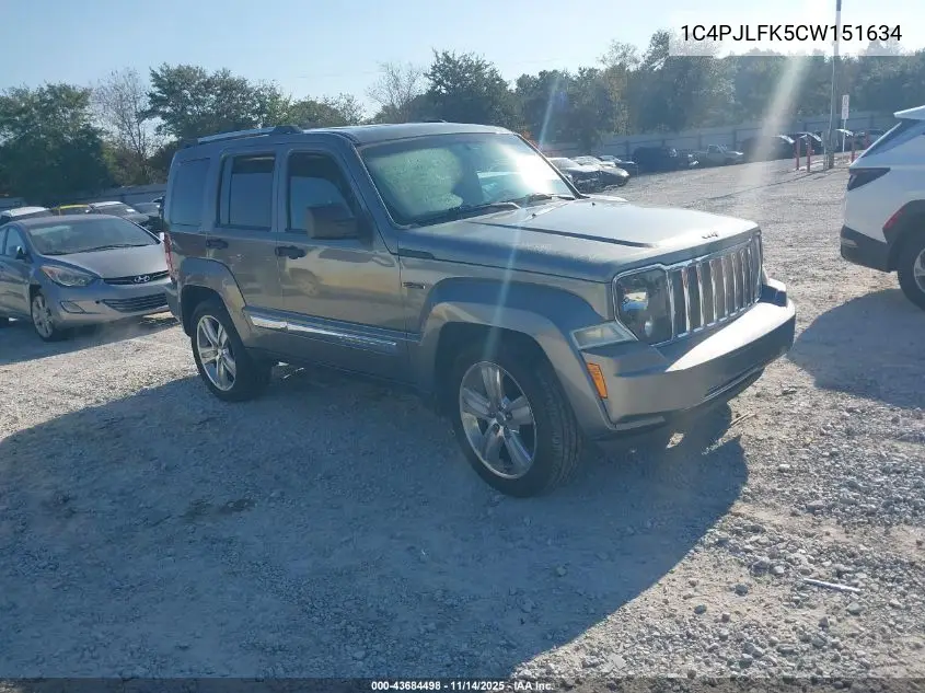 1C4PJLFK5CW151634 2012 Jeep Liberty Limited Jet Edition