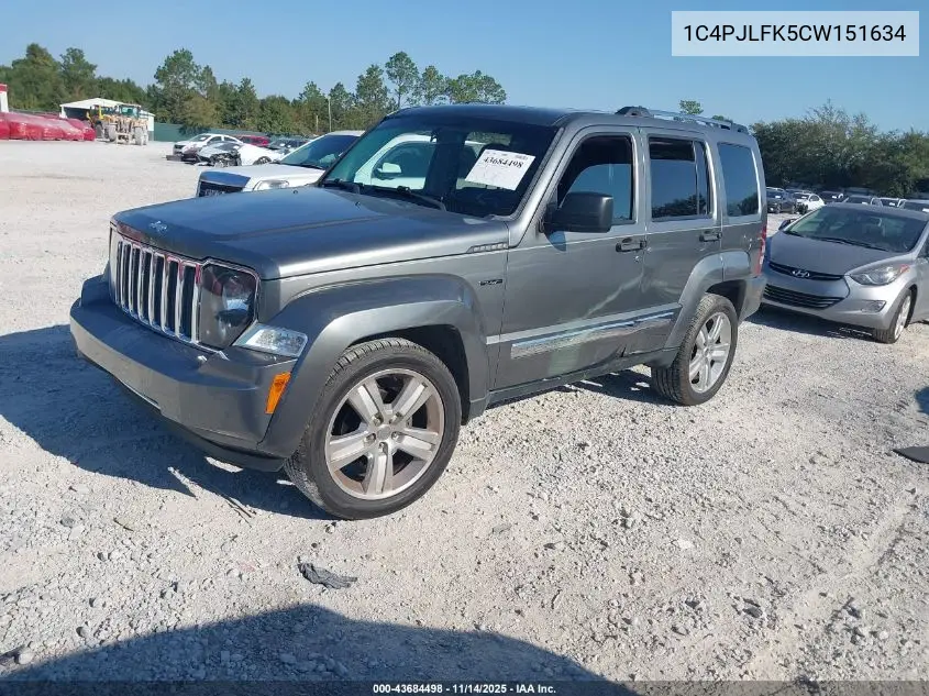 1C4PJLFK5CW151634 2012 Jeep Liberty Limited Jet Edition
