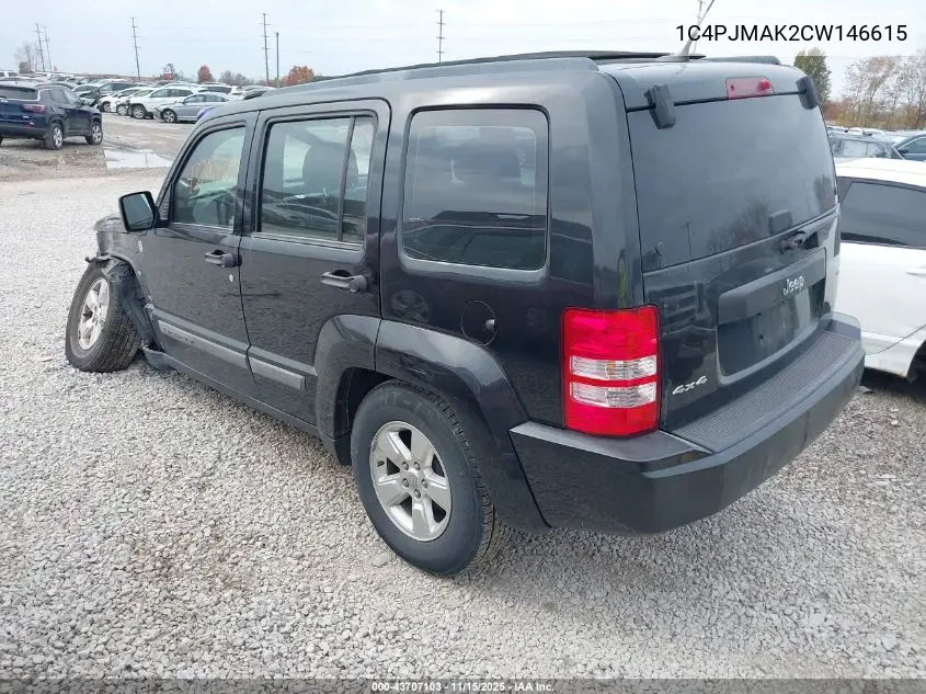 1C4PJMAK2CW146615 2012 Jeep Liberty Sport
