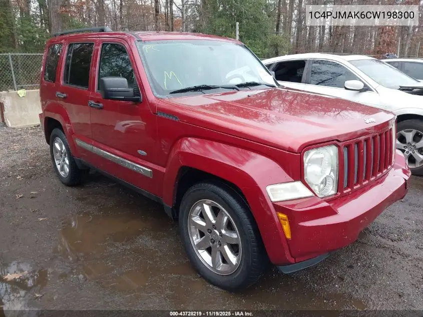 1C4PJMAK6CW198300 2012 Jeep Liberty Sport