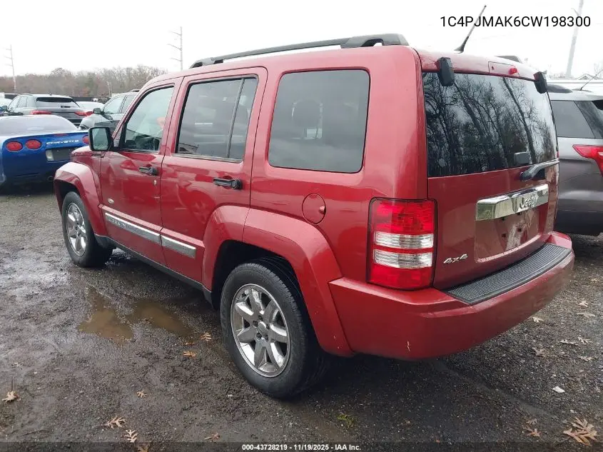 1C4PJMAK6CW198300 2012 Jeep Liberty Sport