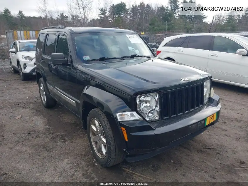 1C4PJMAK8CW207482 2012 Jeep Liberty Sport
