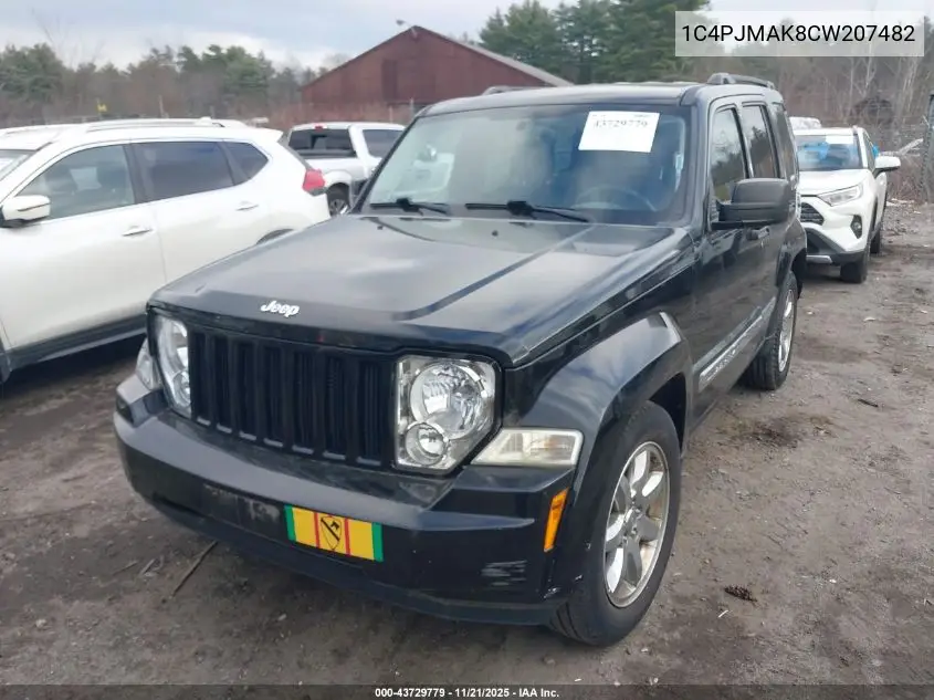 1C4PJMAK8CW207482 2012 Jeep Liberty Sport