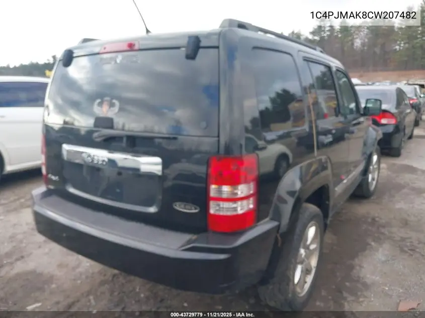 1C4PJMAK8CW207482 2012 Jeep Liberty Sport
