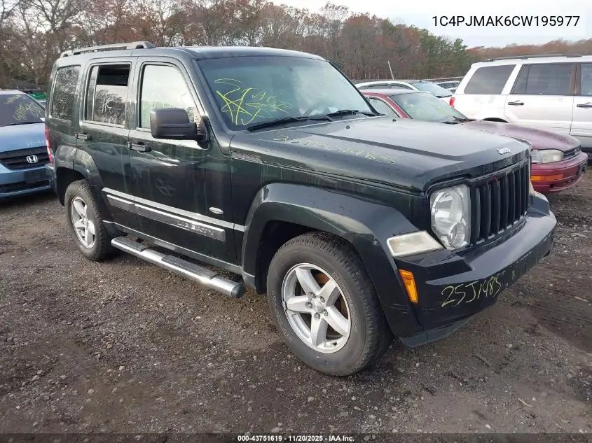 1C4PJMAK6CW195977 2012 Jeep Liberty Sport