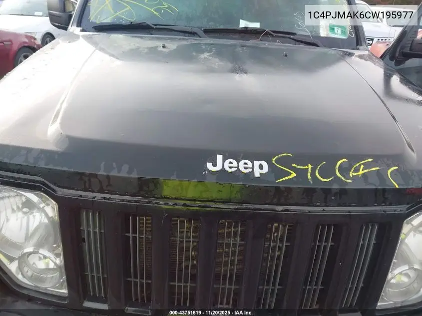 1C4PJMAK6CW195977 2012 Jeep Liberty Sport