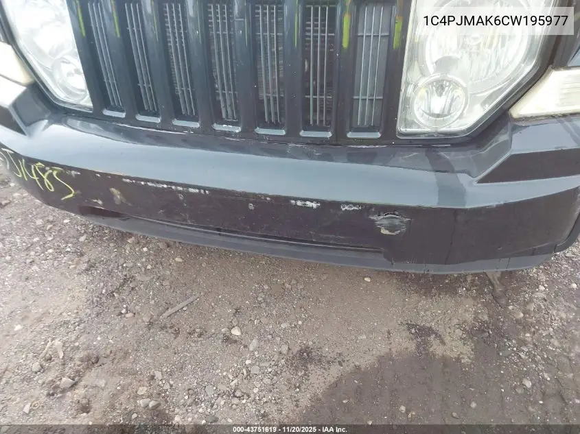 1C4PJMAK6CW195977 2012 Jeep Liberty Sport