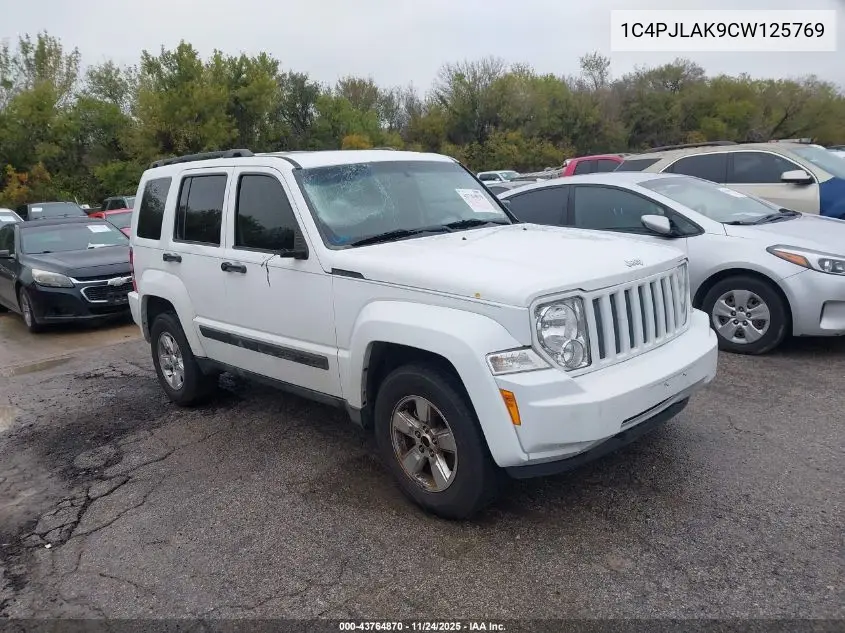 1C4PJLAK9CW125769 2012 Jeep Liberty Sport