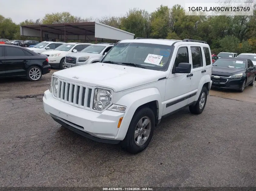 1C4PJLAK9CW125769 2012 Jeep Liberty Sport
