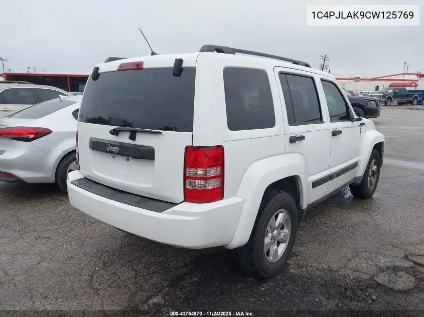 1C4PJLAK9CW125769 2012 Jeep Liberty Sport