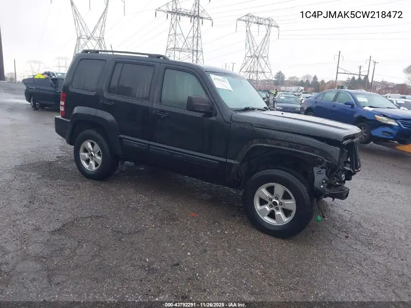 1C4PJMAK5CW218472 2012 Jeep Liberty Sport