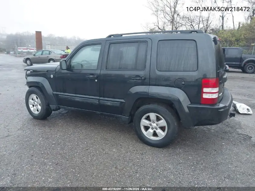 1C4PJMAK5CW218472 2012 Jeep Liberty Sport