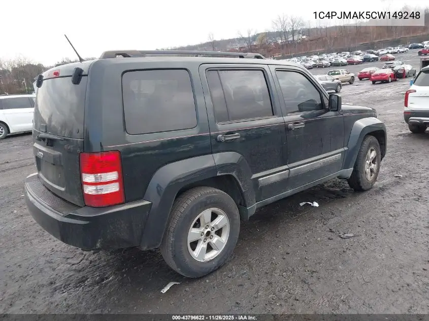 1C4PJMAK5CW149248 2012 Jeep Liberty Sport