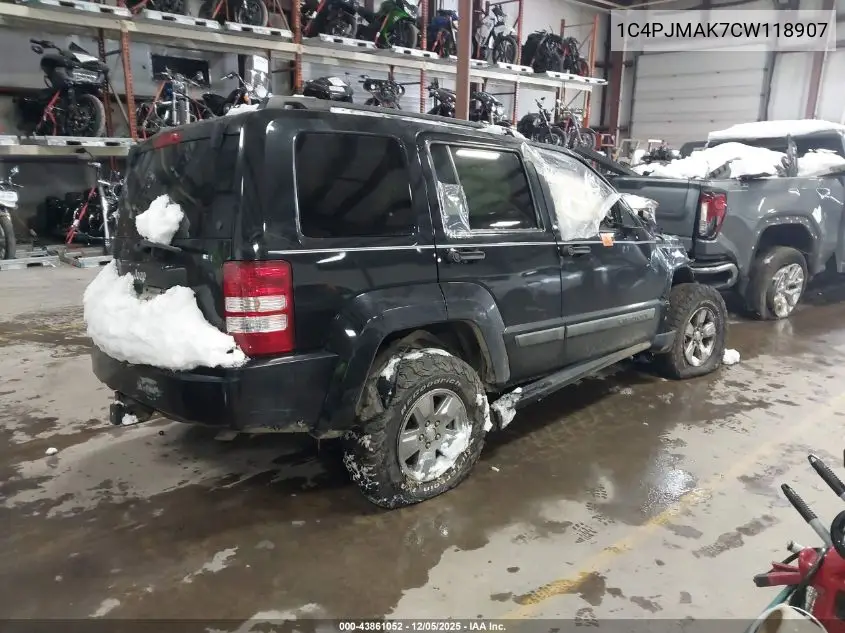 1C4PJMAK7CW118907 2012 Jeep Liberty Sport