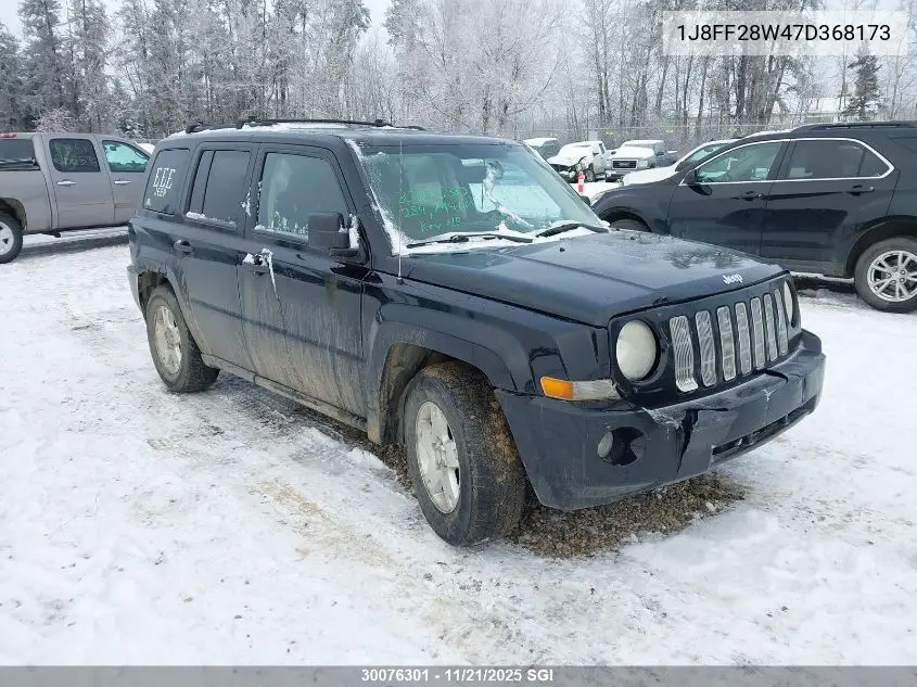 1J8FF28W47D368173 2007 Jeep Patriot Sport