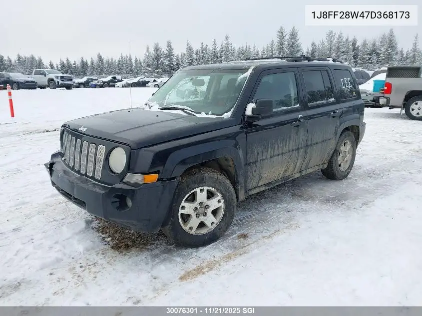 1J8FF28W47D368173 2007 Jeep Patriot Sport
