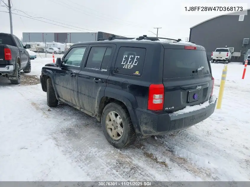 1J8FF28W47D368173 2007 Jeep Patriot Sport