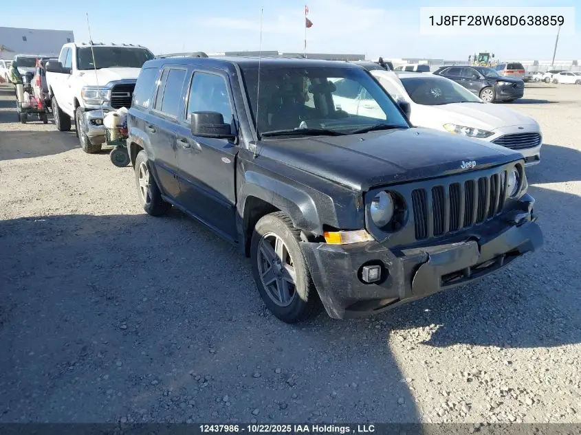 1J8FF28W68D638859 2008 Jeep Patriot Sport